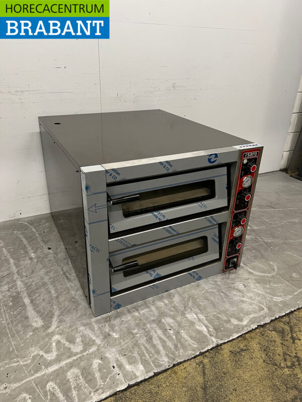 Stainless steel Saro Pizza oven Oven 6 Pizzas 30 cm diameter 400V Horeca - Image 3