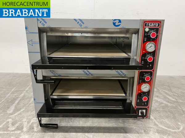 Stainless steel Saro Pizza oven Oven 6 Pizzas 30 cm diameter 400V Horeca - Image 4