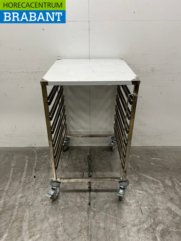 Stainless steel Saro Regal trolley 6 x 2/1 GN Horeca