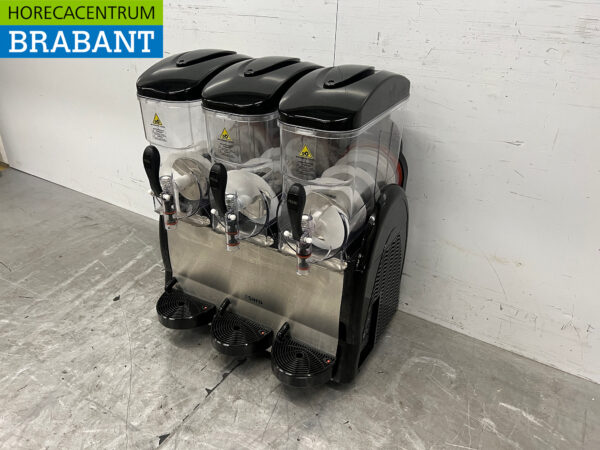 Stainless steel Saro Slush Machine Granita Machine 3 x 12 liters 230V Horeca - Image 2