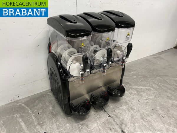 Stainless steel Saro Slush Machine Granita Machine 3 x 12 liters 230V Horeca - Image 3