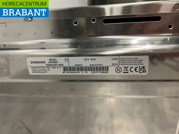 Stainless steel Samsung Microwave 1050 Watt 230V Catering - Image 5