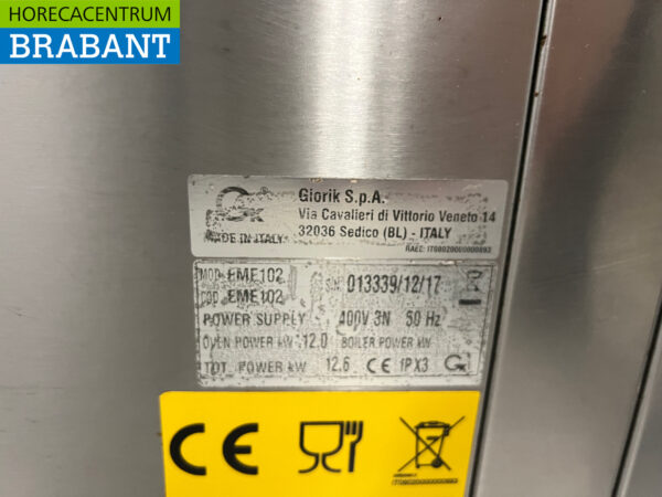 Stainless steel Giorik Hot air oven 10 x 1/1 GN or 60/40 cm 400V Horeca - Image 5