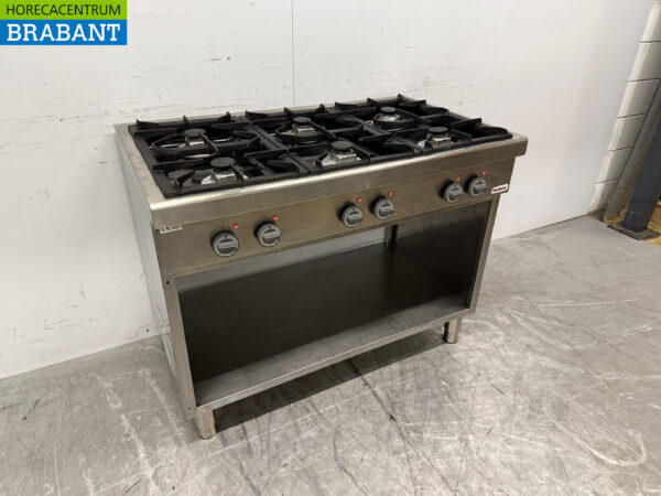 Stainless steel Modular 6 burner Stove 110 cm Natural Gas Catering - Image 3