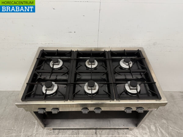 Stainless steel Modular 6 burner Stove 110 cm Natural Gas Catering - Image 4