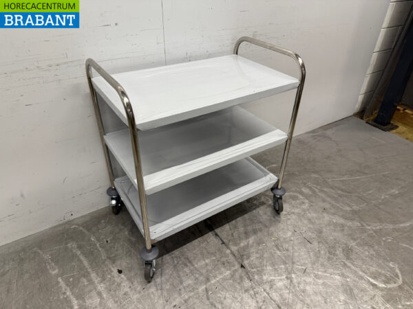 Stainless steel Zorro Serving Cart 3 tiers 86 cm Catering - Image 3