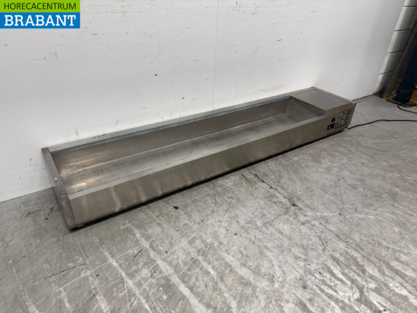 Stainless steel Saladiere 9 x 1/3 GN 200 cm 230V Horeca - Image 3