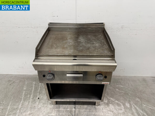 Stainless steel Modular Smooth Baking Tray 70 cm Natural Gas Catering