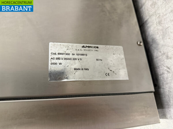Stainless steel Alpeninox Dishwasher 400V Catering - Image 6