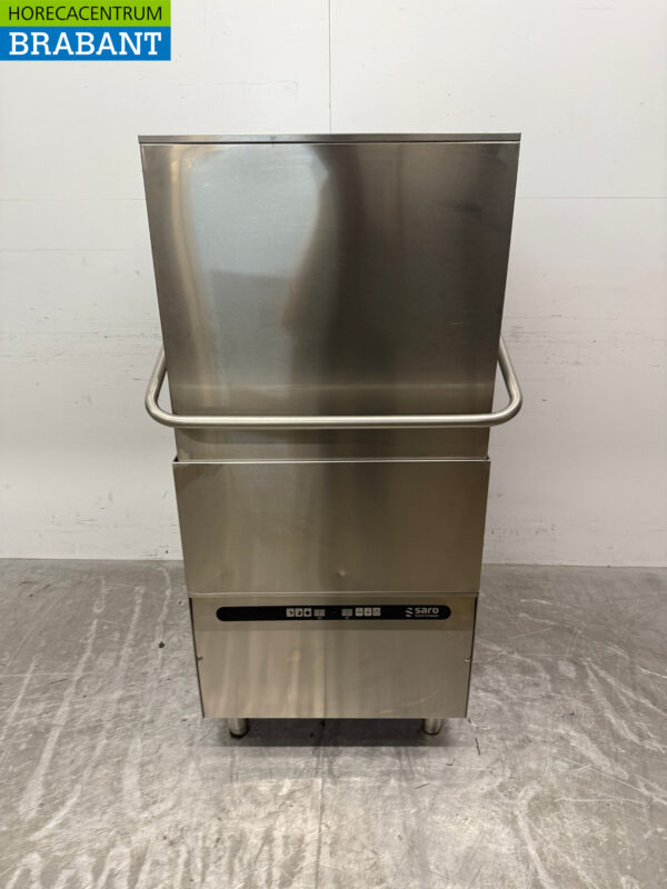 Stainless steel Saro Sliding dishwasher with drain pump 400V Catering