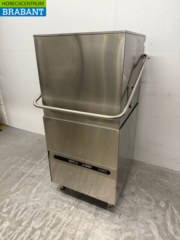 Stainless steel Saro Sliding dishwasher with drain pump 400V Catering - Image 2