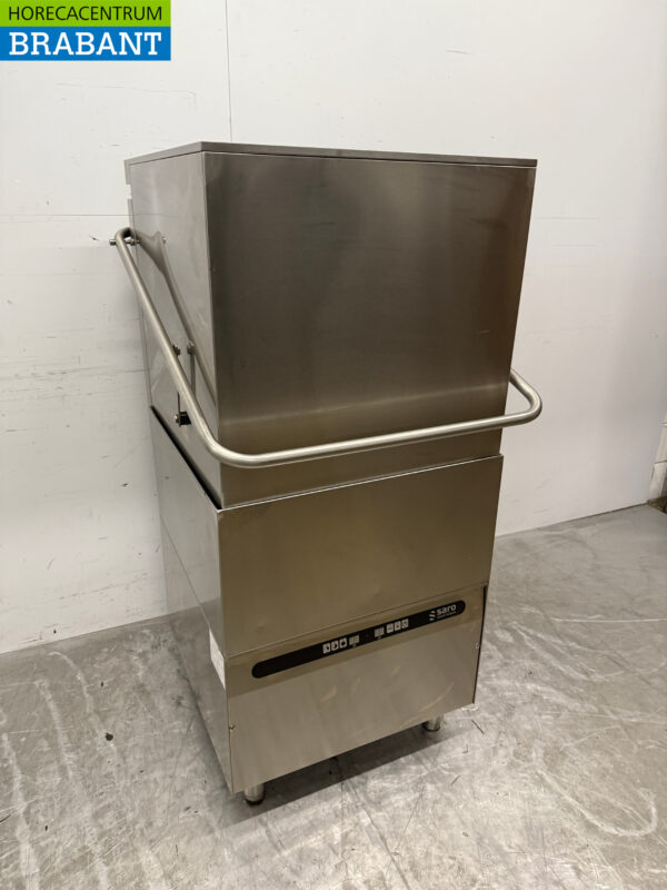 Stainless steel Saro Sliding dishwasher with drain pump 400V Catering - Image 3