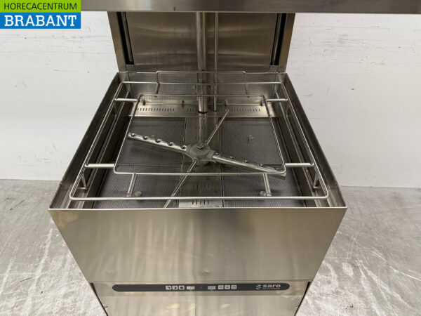 Stainless steel Saro Sliding dishwasher with drain pump 400V Catering - Image 4