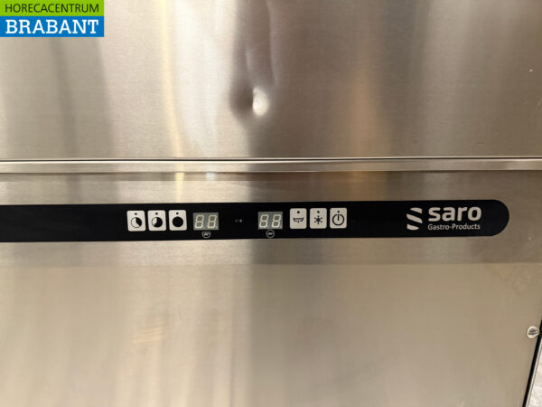 Stainless steel Saro Sliding dishwasher with drain pump 400V Catering - Image 6