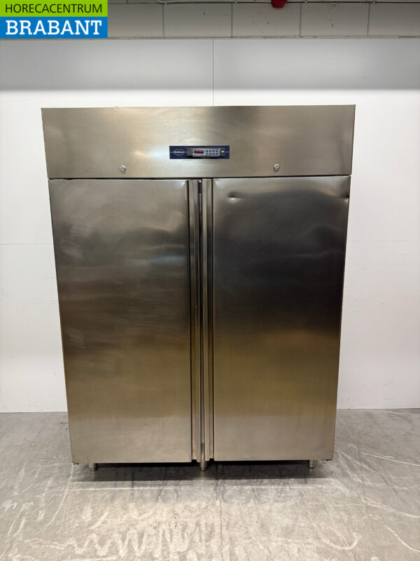 Stainless steel Double Door Freezer 1200 liters 230V Horeca