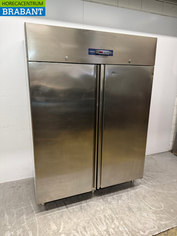 Stainless steel Double Door Freezer 1200 liters 230V Horeca - Image 3