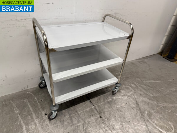 Stainless steel Zorro Serving Cart 3 tiers 86 cm Catering - Image 3