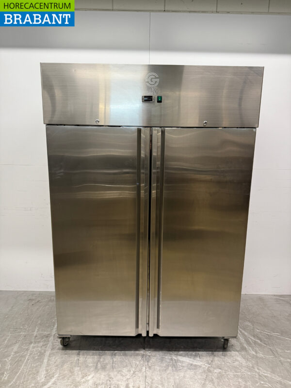 Stainless Steel Double Door Refrigerator Mobile 230V Catering