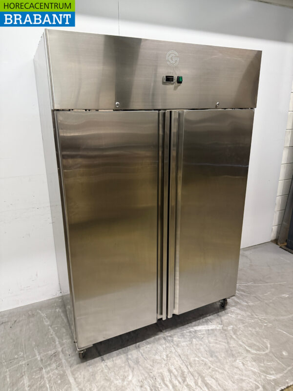Stainless Steel Double Door Refrigerator Mobile 230V Catering - Image 3