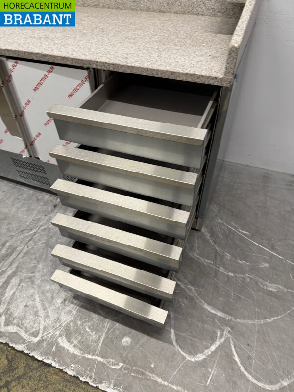 Stainless steel Saro Pizza Workbench 188.5 cm 230V Horeca - Image 5