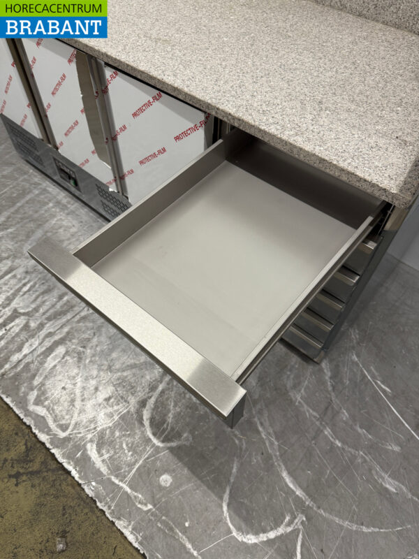 Stainless steel Saro Pizza Workbench 188.5 cm 230V Horeca - Image 6