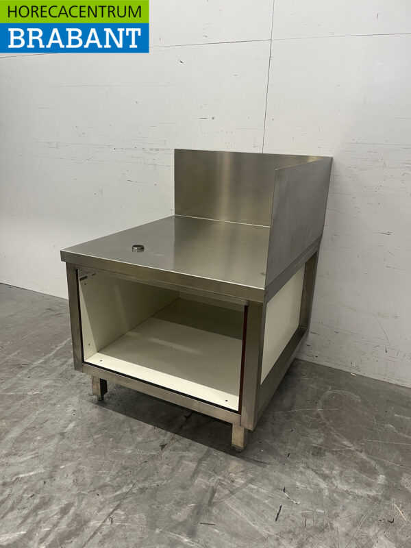 Stainless steel Angled Work Table 70 x 74 x 59.5 cm Catering - Image 2