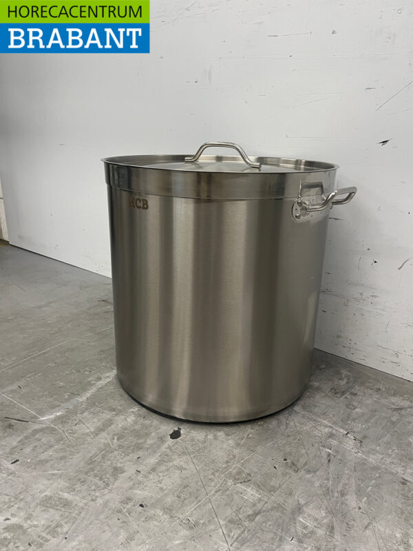 Stainless steel Soup Pan Cooking Pan Induction 45 x 45 cm 71 liters Catering - Image 2