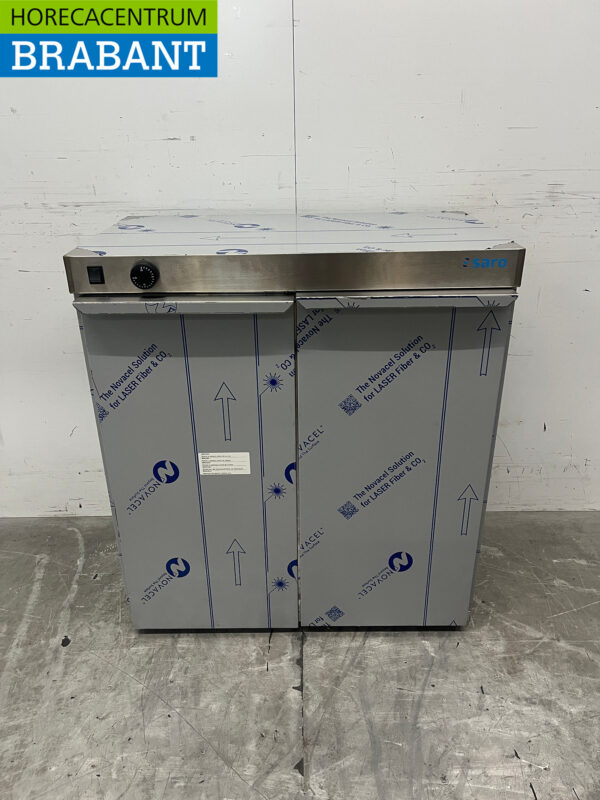 Stainless steel Saro plate warmer 120 plates up to 30 cm 230V Horeca