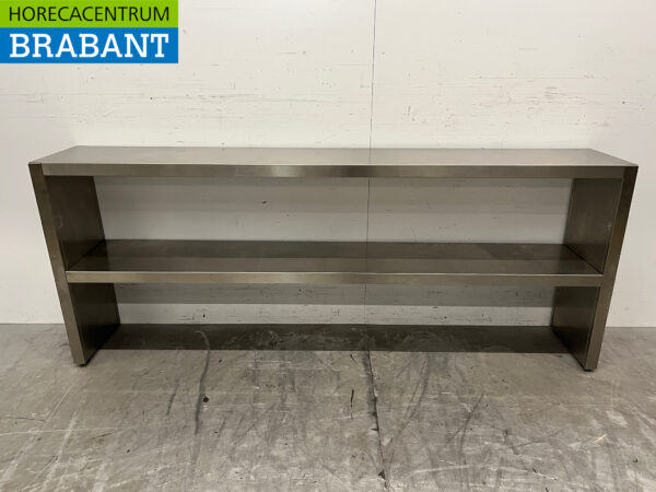 Stainless steel Double Etagere Bridge 179.5 cm Horeca