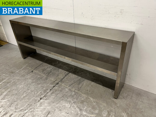 Stainless steel Double Etagere Bridge 179.5 cm Horeca - Image 2