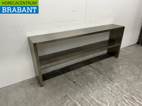Stainless steel Double Etagere Bridge 179.5 cm Horeca - Image 3