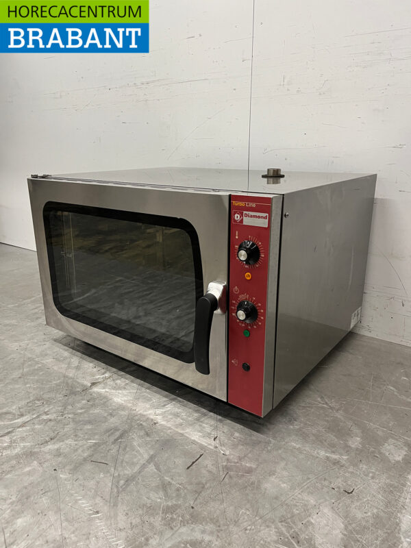 Stainless steel Diamond Hot air oven 4 x 1/1 GN 230V Horeca - Image 2