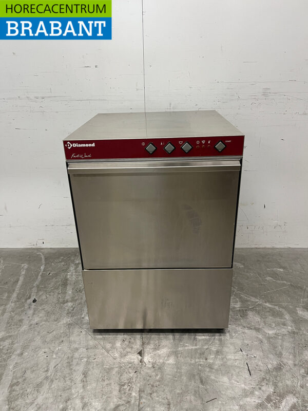 Stainless steel Diamond Dishwasher with drain pump 400V build year 2023 Catering