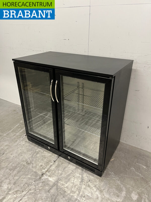 Bar Cooling Backbar Refrigeration 2 Folding Doors 89,5 cm 230V Catering - Image 2