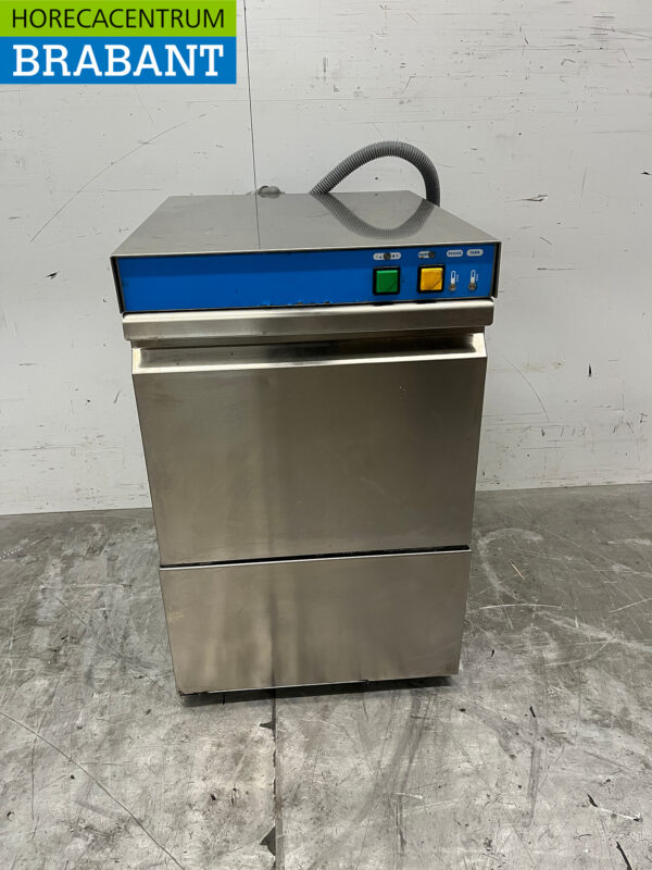 Stainless steel Mach Glass Rinser with drain pump 230V Catering