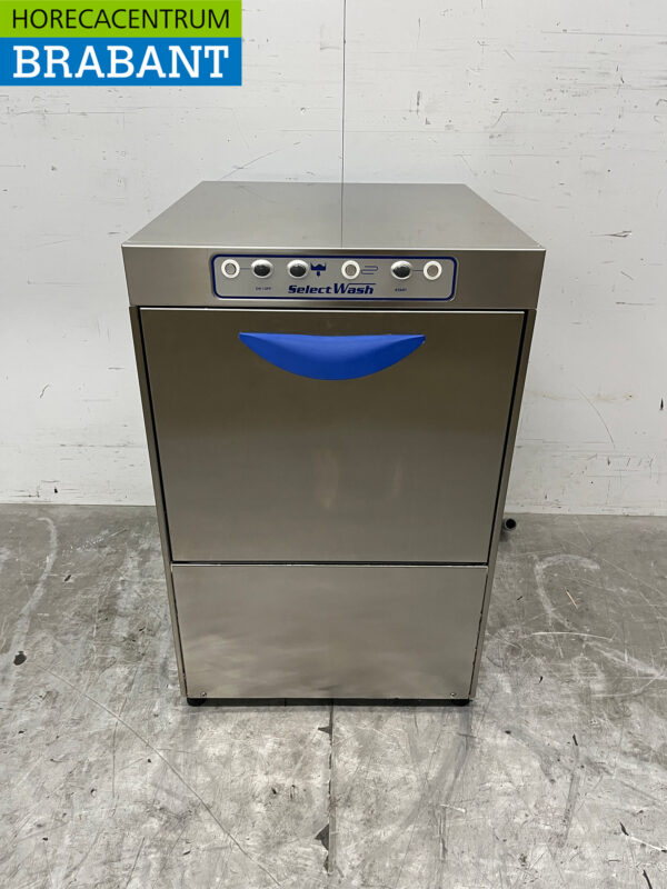 Stainless steel Selectwash Glass washer with drain pump 230V Catering