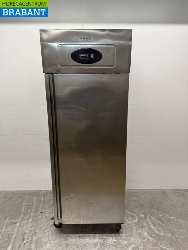 Stainless steel Tefcold Single door Refrigerator 520 liters 230V Catering