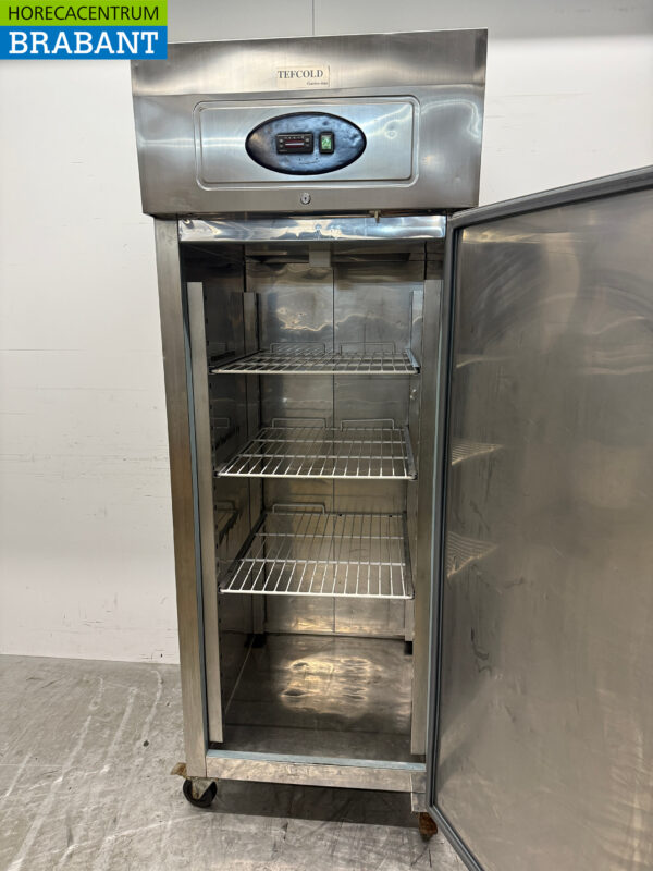 Stainless steel Tefcold Single door Refrigerator 520 liters 230V Catering - Image 4