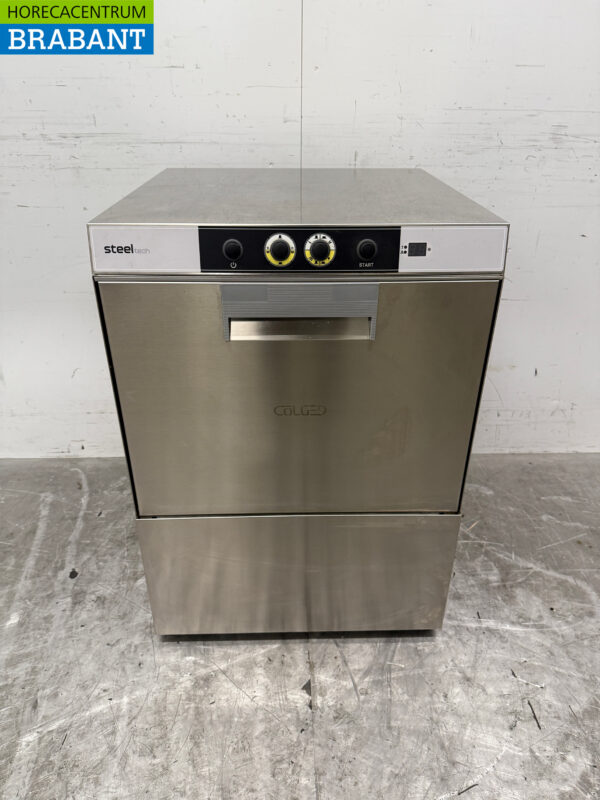 Stainless steel Colged Dishwasher with drain pump 400V Horeca