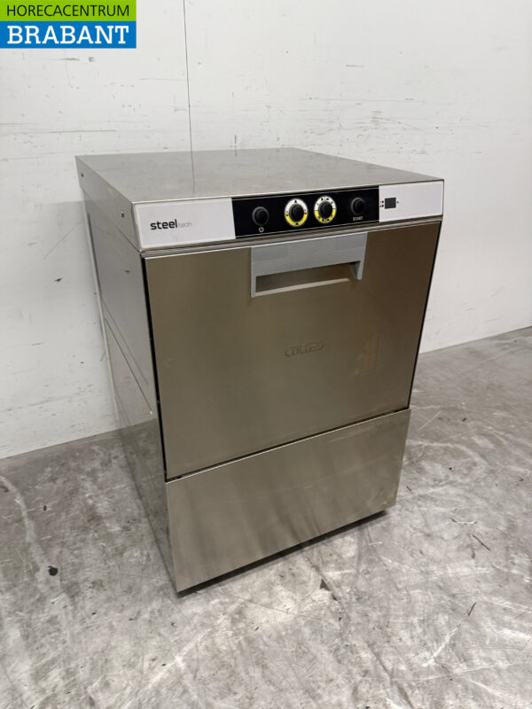 Stainless steel Colged Dishwasher with drain pump 400V Horeca - Image 3