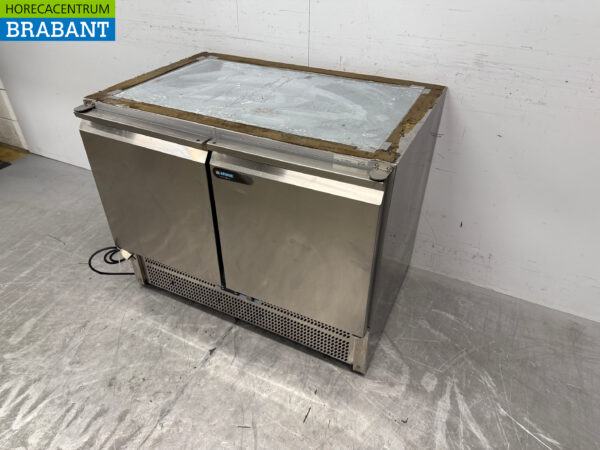 Stainless steel Afinox Refrigerated Workbench 2 Doors 100,5 cm 230V Horeca - Image 2