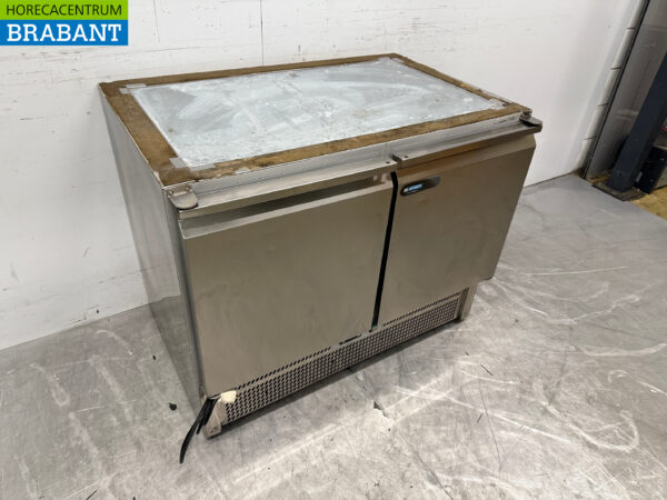 Stainless steel Afinox Refrigerated Workbench 2 Doors 100,5 cm 230V Horeca - Image 3