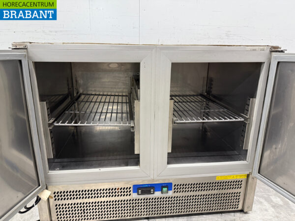 Stainless steel Afinox Refrigerated Workbench 2 Doors 100,5 cm 230V Horeca - Image 4