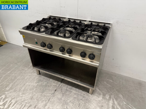 Stainless steel Electrolux 6 burner stove 105 cm Natural gas + 230V Horeca - Image 2