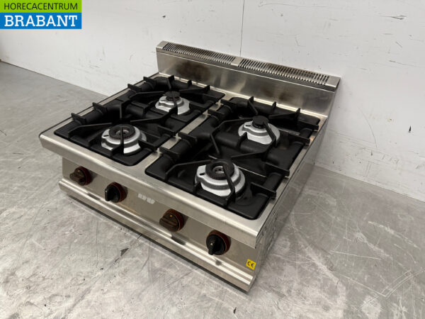 Stainless steel Gico 4 burner Hob 80.5 cm Natural gas Horeca - Image 2