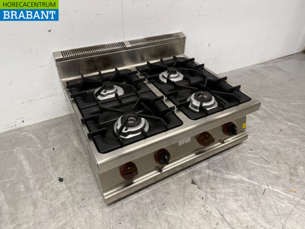 Stainless steel Gico 4 burner Hob 80.5 cm Natural gas Horeca - Image 3