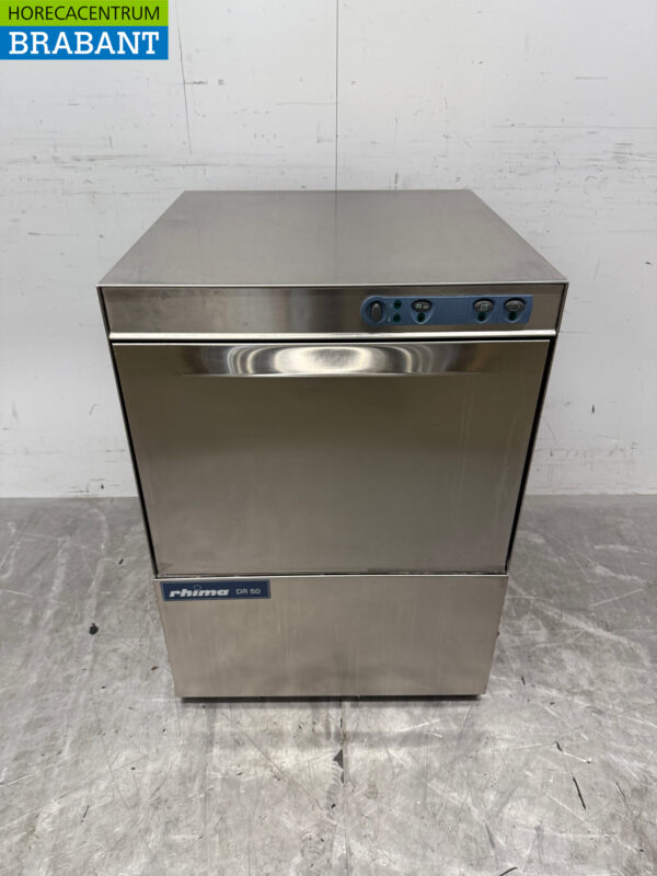 Stainless steel Rhima DR50 Dishwasher 400V Catering