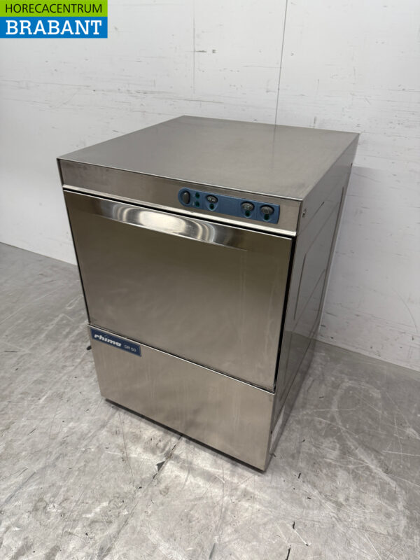 Stainless steel Rhima DR50 Dishwasher 400V Catering - Image 2
