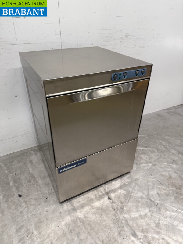 Stainless steel Rhima DR50 Dishwasher 400V Catering - Image 3