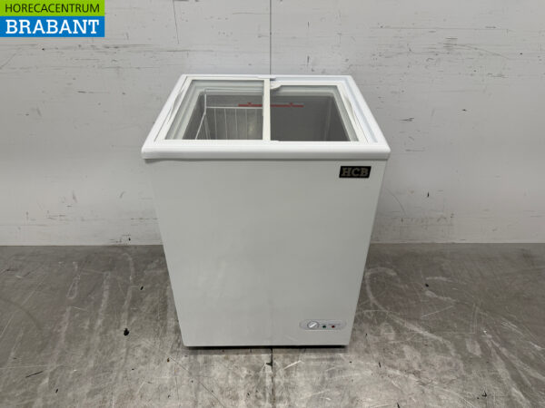 Freezer Chest Freezer Shop freezer with glass sliding lids 97 liters 230V Horeca